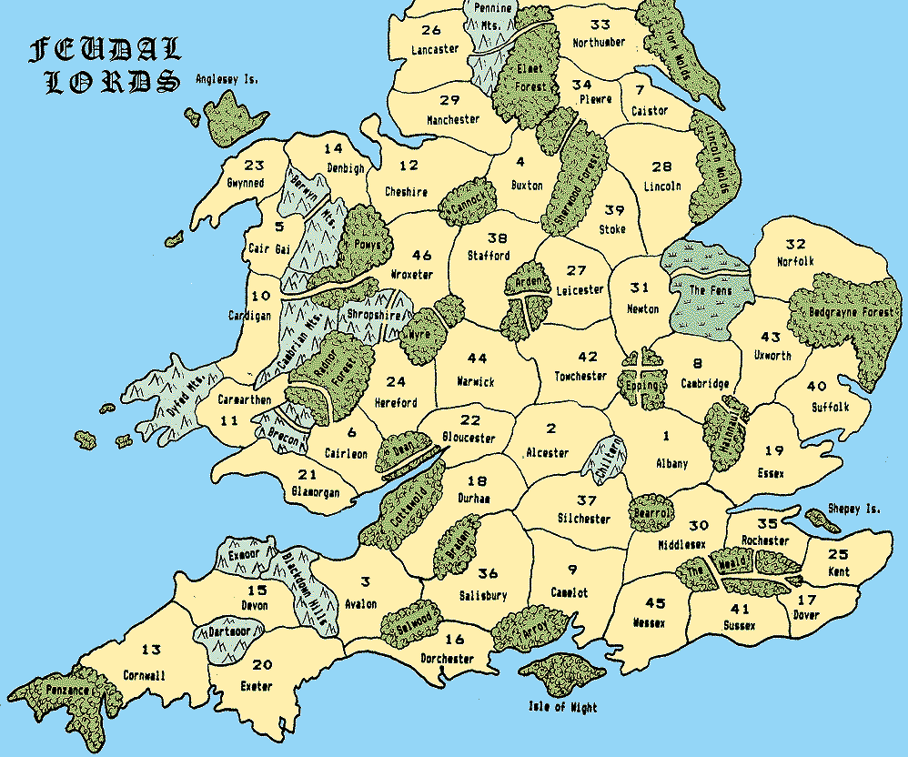 Map of England